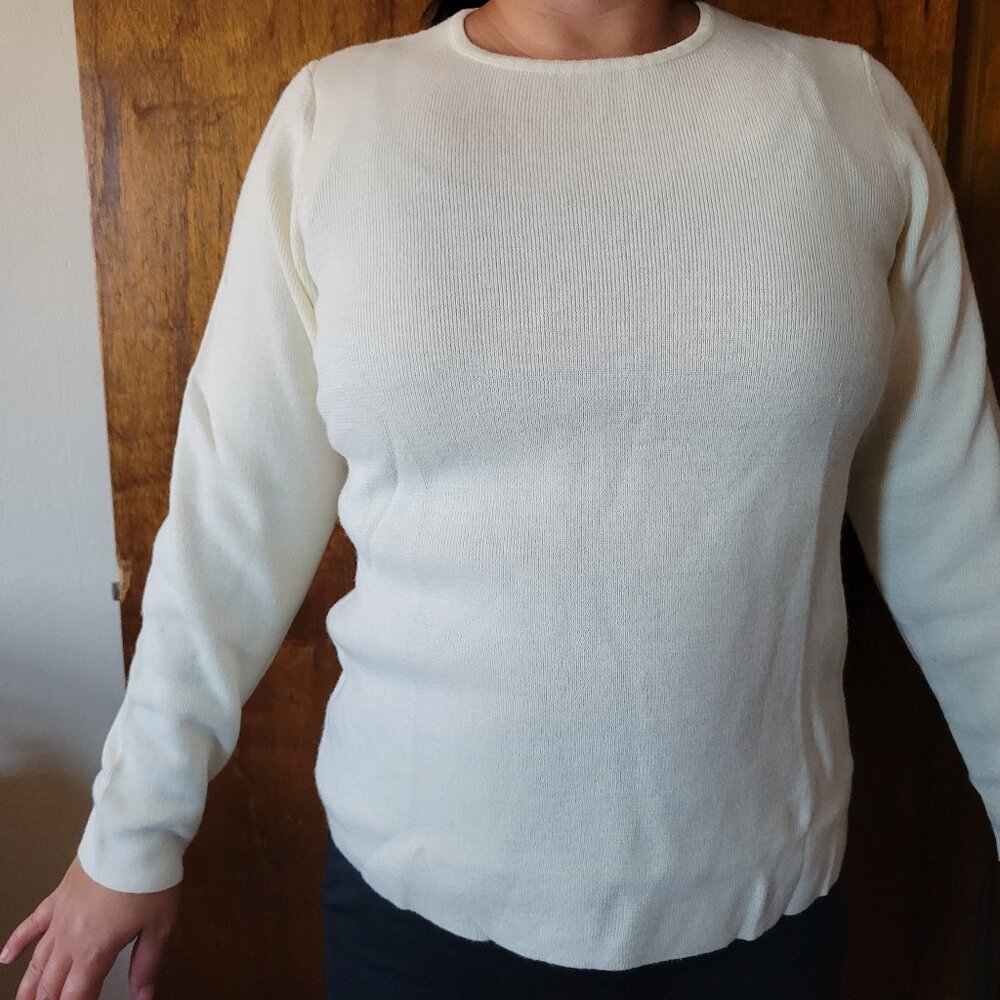 Cream colored sweater